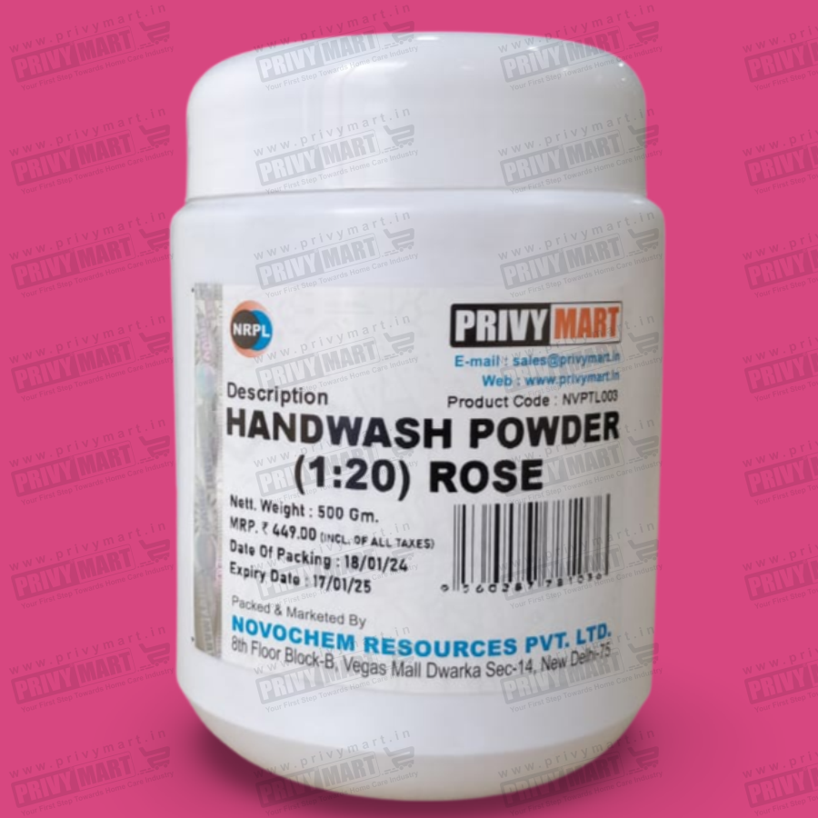 Handwash Powder Rose 500gm